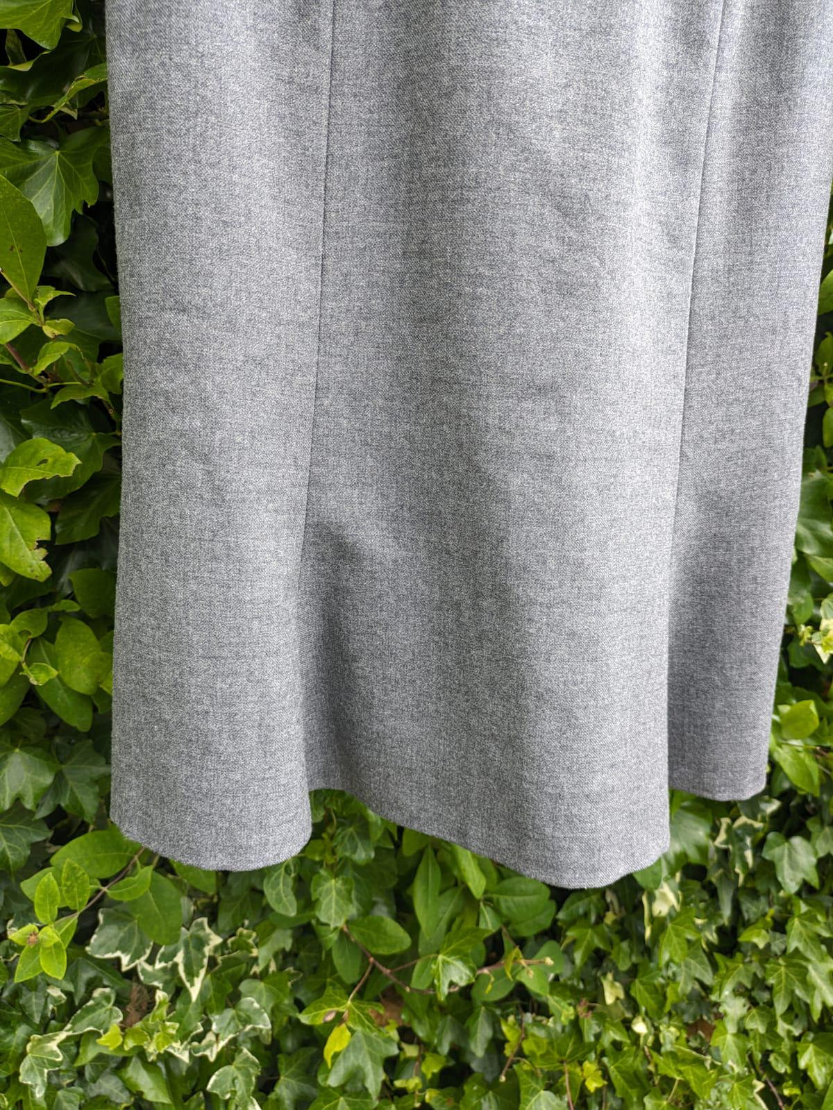 Grey Beaded Cocktail Dress, Fitted Long Sleeve dress